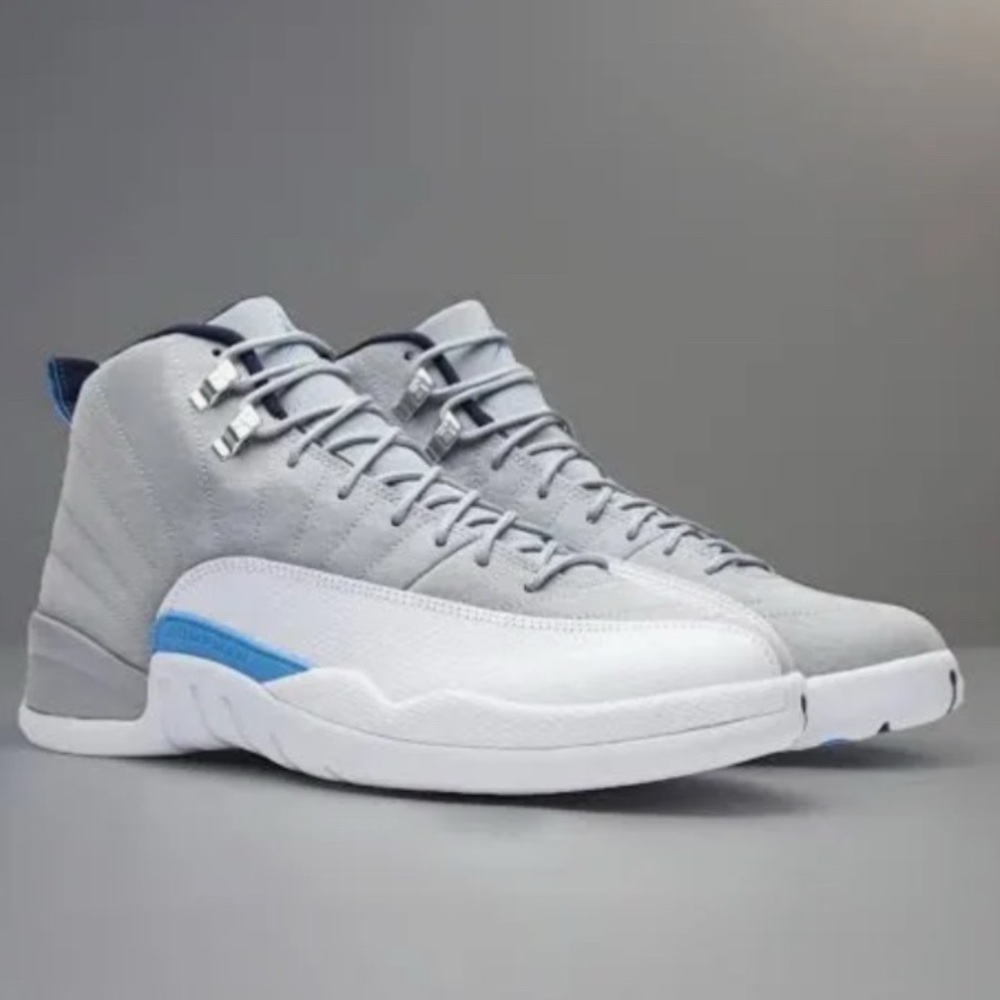 NIKE AIR JORDAN RETRO GREY UNIVERSITY BLUE MEN SZ 10.5 BRAND NEW 100% AUTHENTIC